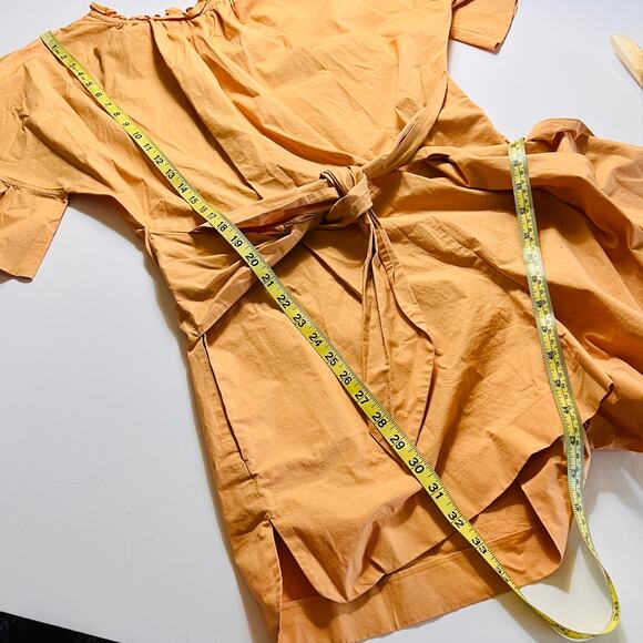 Genny Poplin Tie Front Romper Size 12 - Picture 10 of 12